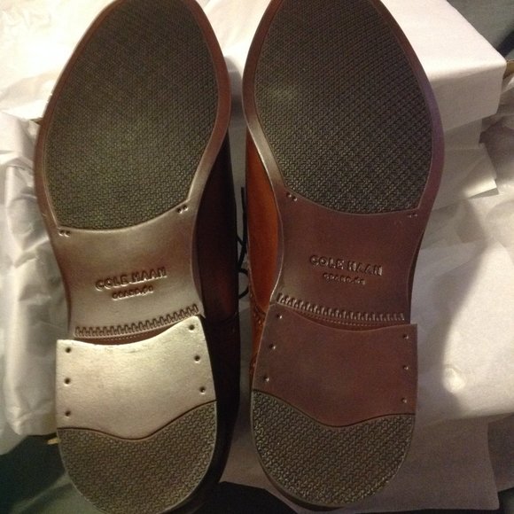 Cole Haan Men\'s Jefferson Grand Cap Toe Tan Leather Oxford Dress Shoes 11.5M NIB main image 7